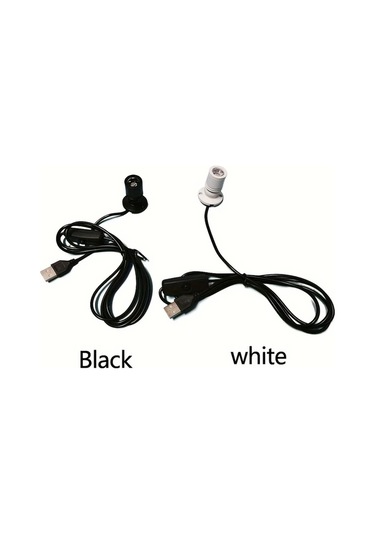 Willowhaven Aosuı Mini Usb Led Spot Işığı Siyah Beyaz Işık İç Mekan Aydınlatma Siyah - Beyaz İşık