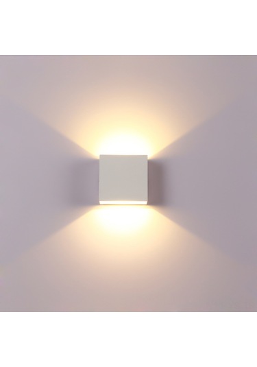 Yunboo Alüminyum Modern Led Duvar Lambası - 6w 3000k Isı Işığı - Koridor, Salon, Yatak Odası Uygun Diğer