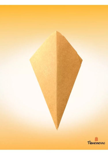 Paketello Patates Fritosu Ve Atıştırmalıklar İçin Karton Konik, 50 Adet 225899642 100 adet