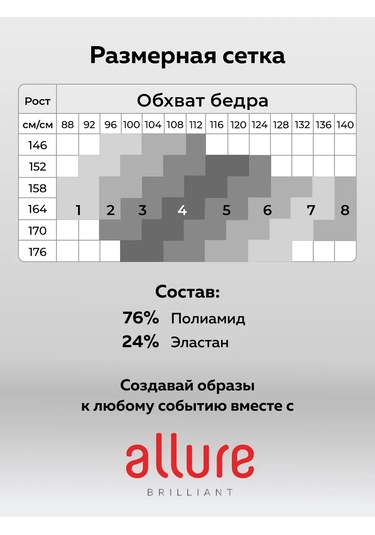 Allure Marseille Naylon Microfibre 50 Denye Külotlu Çorap, 2'li Set. 17163125 Siyah