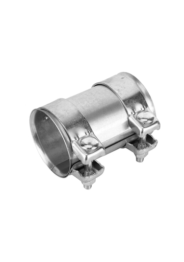 Reedark Galvanizli Çelik Aküstop Boru Klembi - 3" 76mm Çap, Eşikli Tasarım, Kaynak/sıkma Gerektirmeden Kolay Montaj