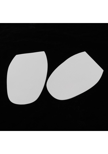 Homyl 1 Çift Kauçuk Yarım Taban Değiştirme Kaymaz Beyaz Beyaz