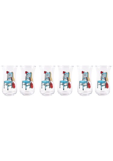 Anason İşleri Nazenin Rakı Bardağı İnce Belli 6'lı Set
