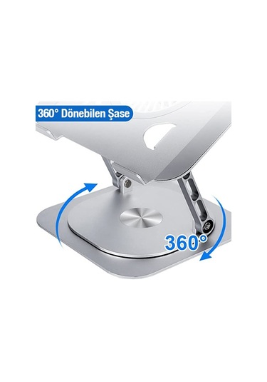 Ally Mc S61 360 Dönebilen Soğutucu Masaüstü Laptop Standı