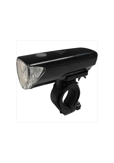 Rectus 3 Led Li Bisiklet Ön Pilli Lamba Far Işık Siyah