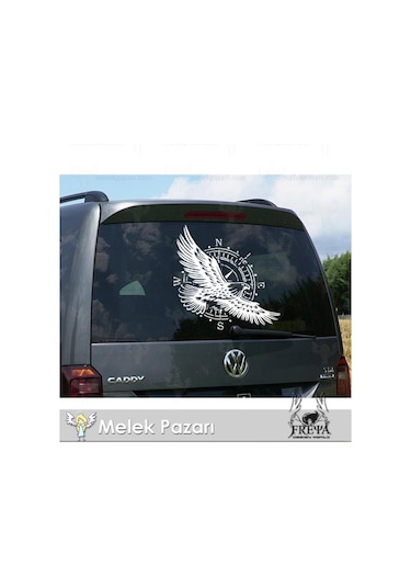 60 X 60 cm - Pusula Kartal Off Road Karavan Sticker