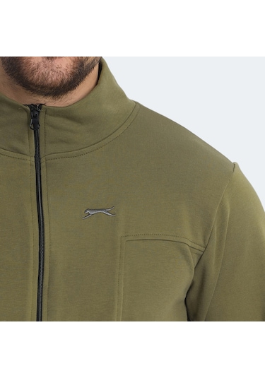 Slazenger KAGISONA IN Erkek Sweatshirt Haki