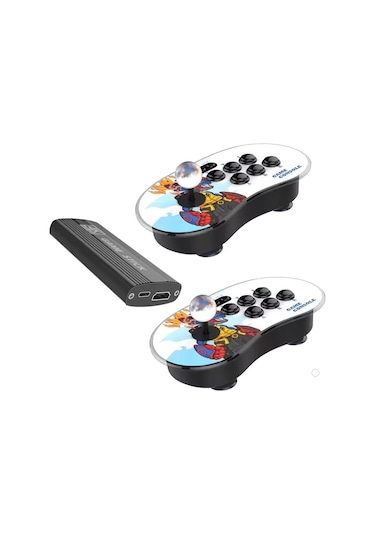 Schitec 4K Arcade 10000 Retro Oyunlu 2 Kablosuz Joystickli A16 Oyun Konsolu