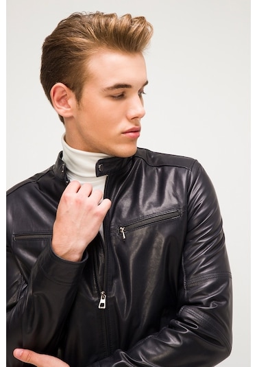 İkbal İkb-179 2 Renk Erkek / Hakiki Deri Mont/Ceket