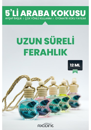 Dekoratif Oto Araç Kokusu 12 Ml - 45 Güne Kadar Etkili