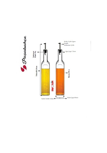 Paşabahçe Yağlık Yağdanlık Sirkelik Seti 80229-80230 4 'Lü