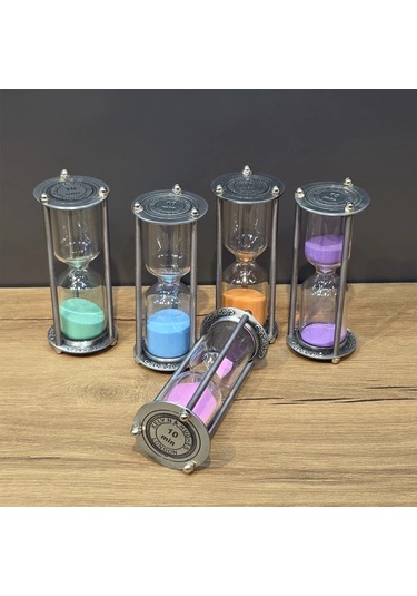 Metal 10 Dakikalık Kum Saati 01