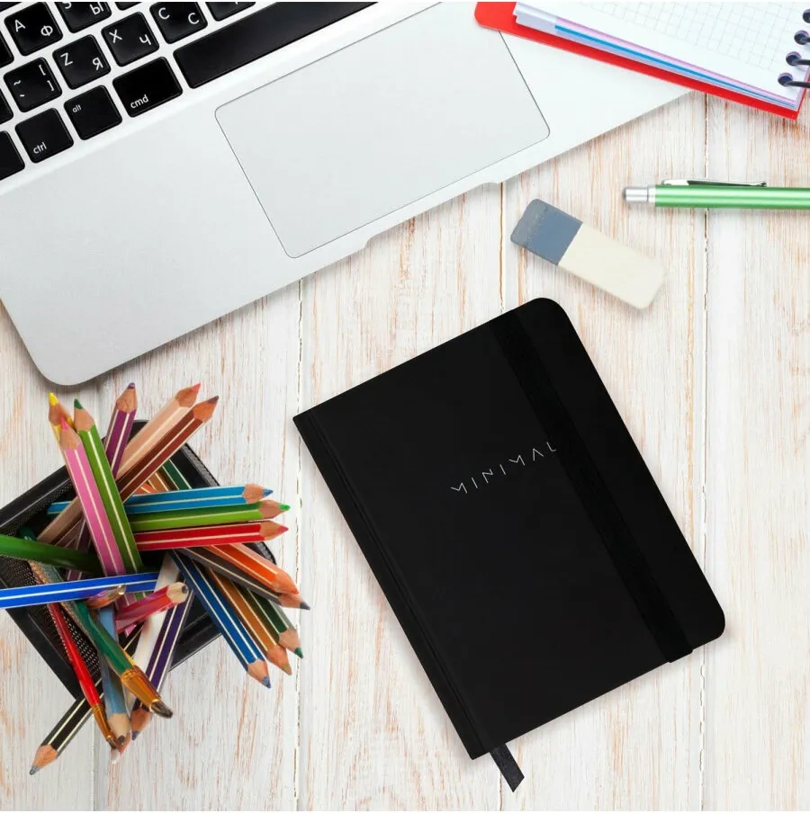 Brauberg Not Defteri A6, Kareli Defter 96 Yaprak 343919668 Siyah