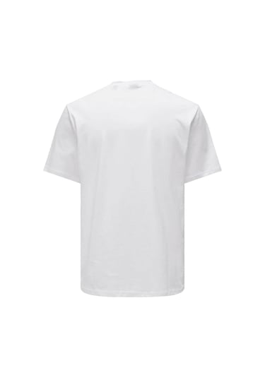 Only & Sons Onslevı Lıfe Reg Text Beyaz Erkek T-shirt 22028147 Ew21gy101039 C001 Çok Renkli