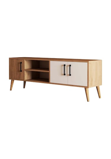 1584 EXXEN 150 CM AHŞAP AYAKLI TV ÜNİTESİ
