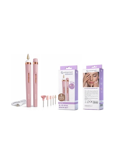 Polosmart Manikür & Pedikür Set Rose Gold Psc 16