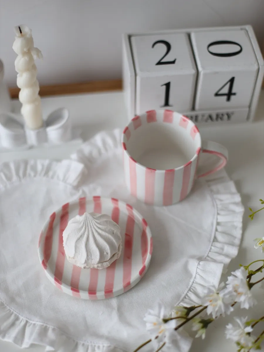 Home Lovers Çay Takımı, Çay Ve Kahve İçin Tabaklı Hediye Çaydanlık 312847059 Sütlü