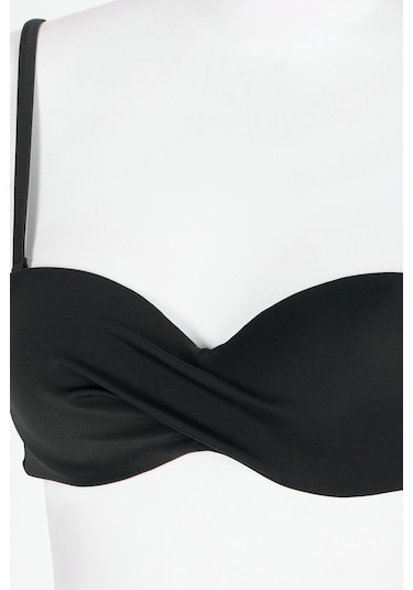 Penti Siyah Straplez Cup Bikini Üstü