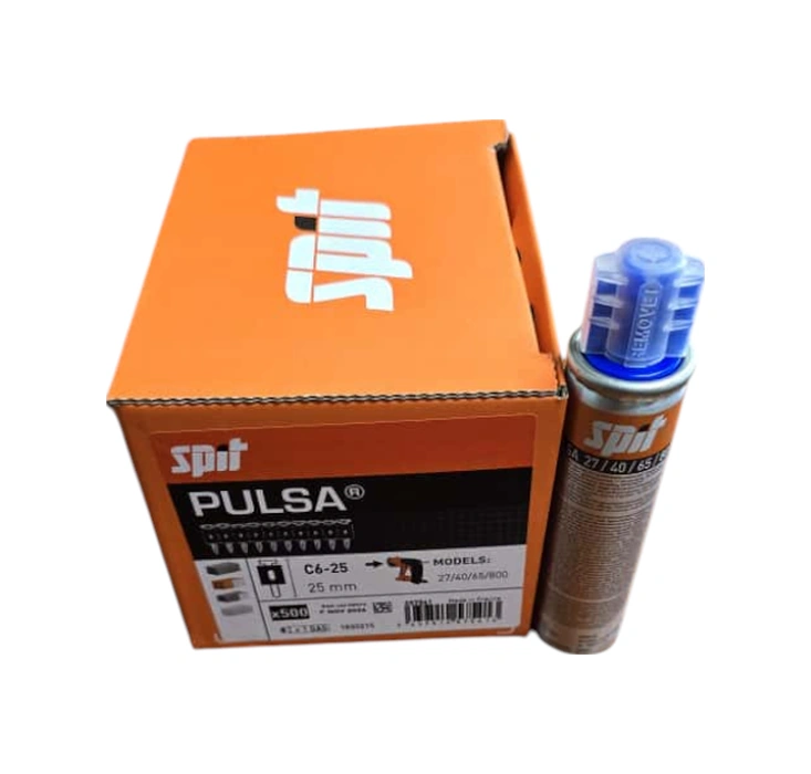 Spıt C6 25 Mm Çivi + P40 Gaz Tüpü /1 Koli