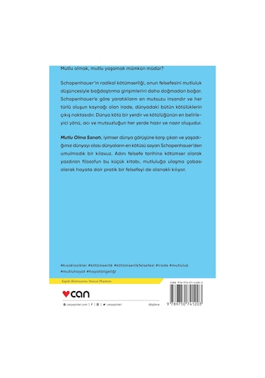 Mutlu Olma Sanatı - Kısa Klasik - Arthur Schopenhauer - Can Yayınları