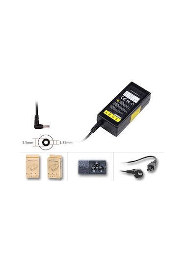 Casper Nirvana C500 1135 Notebook Adaptörü, Şarj Aleti Cihazı 65w / Ver.2 - 3.5mm