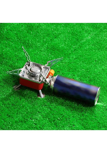 Tenfowee Dış Mekan Çevrilir Gaz Sobası - 2800w Güç, Piyoelektrik Ateşleme, Çelik Malzeme, Taşınabilir Kamping Stüdyosu Gümüş