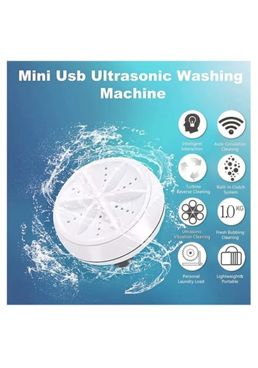 Mini Portatif Çamaşır Makinesi Taşınabilir Ahşap