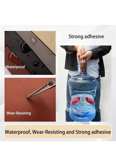 Kendinden Yapışkanlı Deri Etiket Araba Sandalye Tamir Kanepe Aşınmaya Dayanıklı Purple 35x50cm