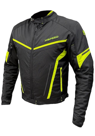 Xspeed Zeus 4 Mevsimlik Korumalı Motosiklet Montu Yeni Sezon Neon
