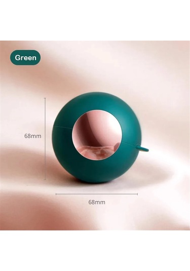 Symbee Yeniden Kullanılabilir, Yıkama Uygun, Taşınabilir Yeşil Kedi/köpek Tüy Ve Kumaş Kirliği Temizleyici Topu - Kıyafetler, Mobilyalar İçin Silikon Yuvarlak Tüy Alıcı Aleti Yeşil