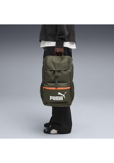 Puma Phase Hooded 091736-09 Unisex Sırt Çantası Haki