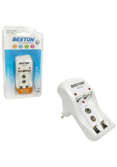 Beston Bst-c812 2xaa-aaa 1x9v Pil Şarj Cihazı 5306
