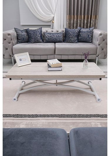 Juppo Üst Tabla Mdf Lizbon Oval Köşe Alt Beyaz Dışa Kıvrım