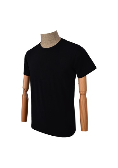 Cengiz İnler Sıfır Yaka Düz Slim T-Shirt