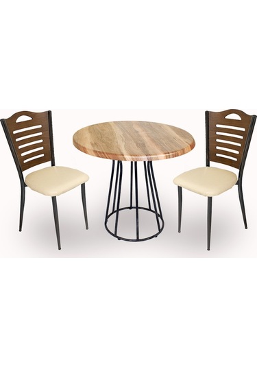 Beymobilya Bahçe Ve Balkon Masa Takımı Palermo Werzalit - Merdiven Tip 2 Li (540840544) Kahverengi