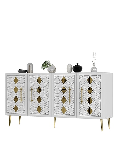 Domect Kb150 Konsol Beyaz-altın