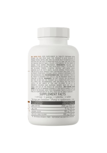 Ostrovit Biotin Hair Plus 100 Tablet - Saç , Cilt , Tırnak Dökülm