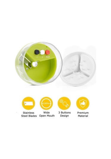 Spiralizer Sebze Kesici El Tipi Yeşil 1 Adet Diğer