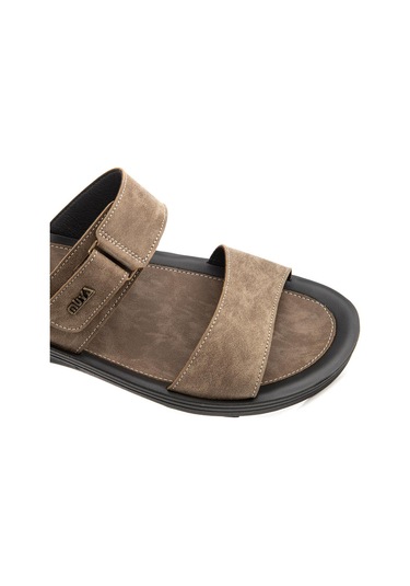 Muya Subteno Anatomik Taban Erkek Terlik Vizon