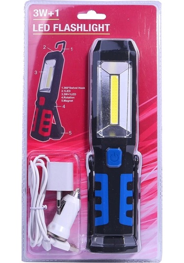 Profesyonel Şarjlı Oto Lambası Wt-293 - 9024883875884ynt Çok Renkli