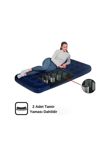 Madfox Tritech Luftbett Single Tek Kişilik Şişme Yatak