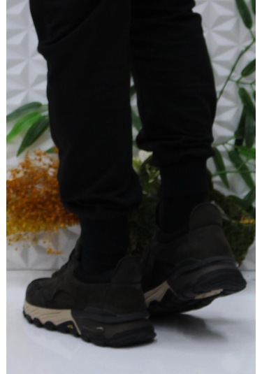 Bulldozer 250011 Antrasit Nubuk Rahat Orijinal Ürün Hakiki Deri Erkek Ayakkabı Antrasit