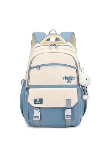 İlkokul Çocuklarına Özel Şık Ve Konforlu Günlük Okul Sırt Çantası MAvi