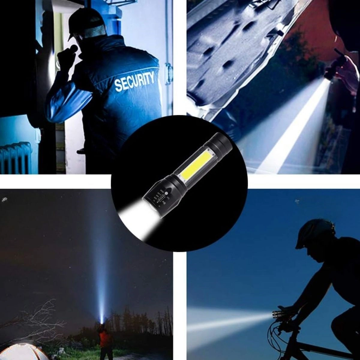 Sıladanal Solar Kutulu Mini El Feneri - Taşınabilir Led Kamp Ve Acil Durum El Lambası