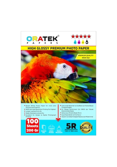 Epson Wf-7840dtwf Evertday Premium Parlak 13 x 18 CM Fotoğraf Kağıdı 200 G 100 Adet