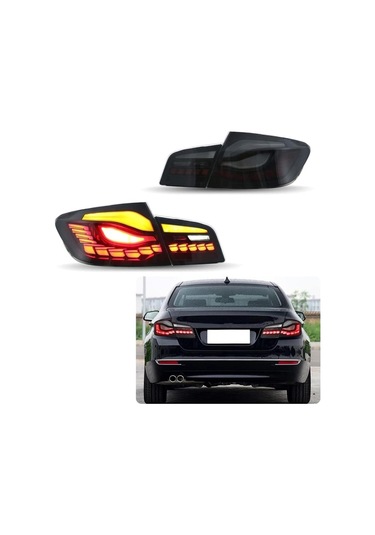 BMW 5 Serisi İçin Uyumlu F10 Dragon Led Stop - Smoke