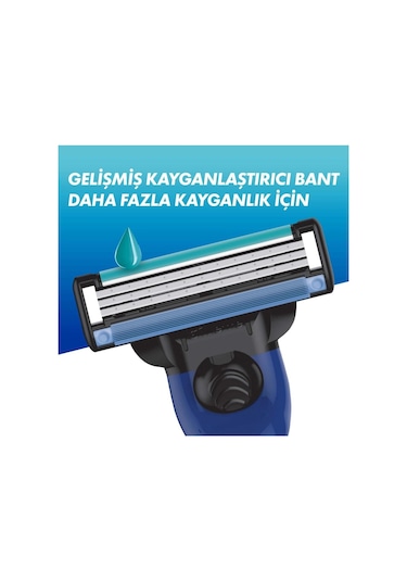 Gillette Mach 3 Sport Tıraş Makinesi + Yedek Tıraş Bıçağı 2'li