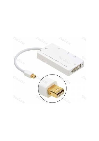 Mini Displayport To Hdmi Dvi Vga 4474P 3.5Mm Kulaklik Çevirici