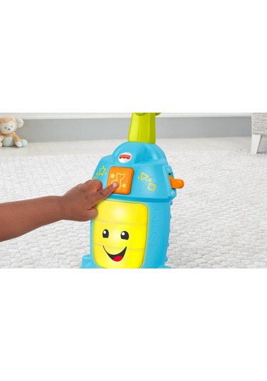Fisher Price Türkçe Konuşan Neşeli İtmeli Süpürge Gtw19