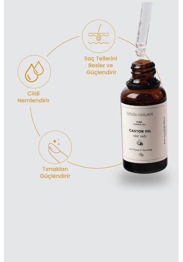 Bade Natural Hint Yağı Soğuk Sıkım %100 Saf 30 ML